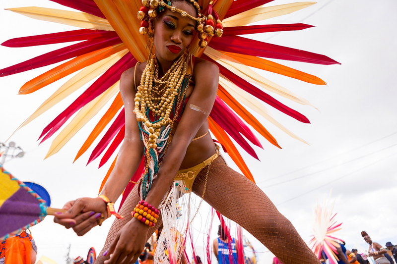 A masquerader in The Lost Tribe. Photo Credit: Mark Gellineau